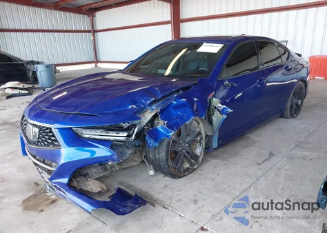 2021 Acura Tlx A-Spec Package z USA, uszkodzony, nr VIN 19UUB5F52MA014592